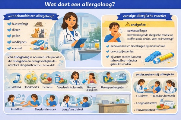 Alles over het beroep allergoloog Wat doet een allergoloog